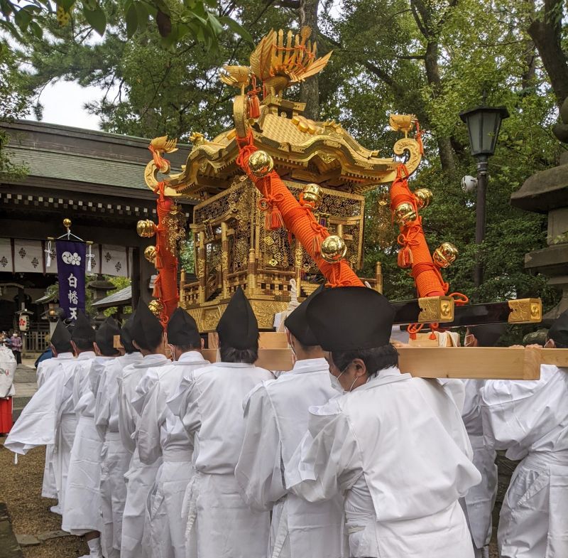 地域の幸せを願う、白幡天神社『神幸祭』 画像