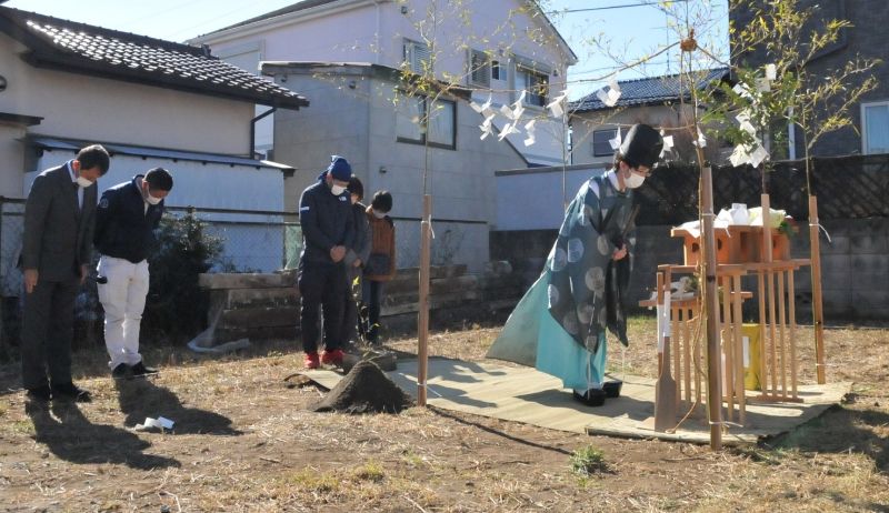 新築注文住宅で大切な日本の伝統文化『地鎮祭』